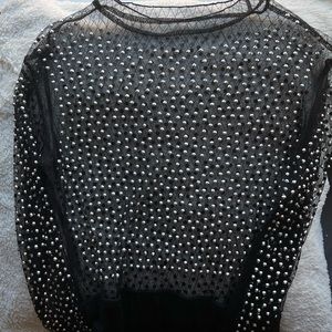 SHEER DIAMOND BODYSUIT⚓️